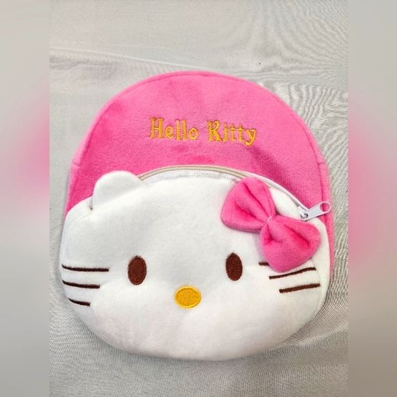 NWT Hello Kitty Soft Plush Mini Backpack Purse - Picture 2 of 8